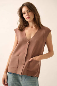 Real Talk Cap-Sleeve Pocket Cardigan - ShopPromesa