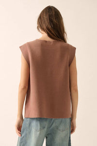 Real Talk Cap-Sleeve Pocket Cardigan - ShopPromesa