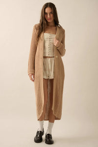 Beautiful Truth Crochet Knit Duster Cardigan - ShopPromesa