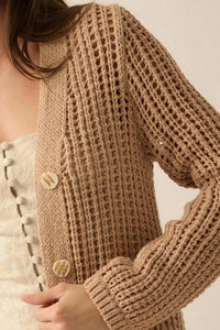 Beautiful Truth Crochet Knit Duster Cardigan - ShopPromesa
