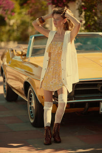 Days Go By Denim Snap-Front Vest - ShopPromesa