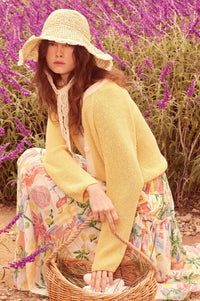 Meant to Be Contrast Knit Cropped Cardigan - ShopPromesa