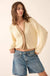 Meant to Be Contrast Knit Cropped Cardigan - ShopPromesa