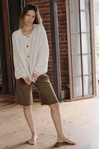 Promise the Label Textured Knit Buttoned Cardigan - ShopPromesa