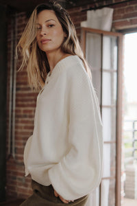 Promise the Label Textured Knit Buttoned Cardigan - ShopPromesa