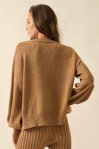 Promise the Label Textured Knit Buttoned Cardigan - ShopPromesa