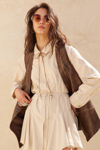 Born to Ride Vegan Leather Snap-Front Vest - ShopPromesa