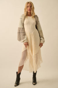 Across the Way Argyle Knit Shrug Cardigan - ShopPromesa