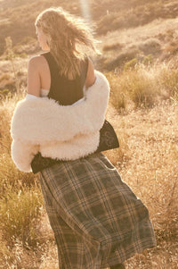 Sweet Meadow Floral-Embroidered Vegan Suede Vest - ShopPromesa