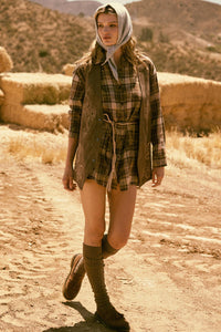 Sweet Meadow Floral-Embroidered Vegan Suede Vest - ShopPromesa