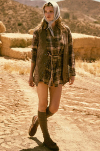 Sweet Meadow Floral-Embroidered Vegan Suede Vest - ShopPromesa