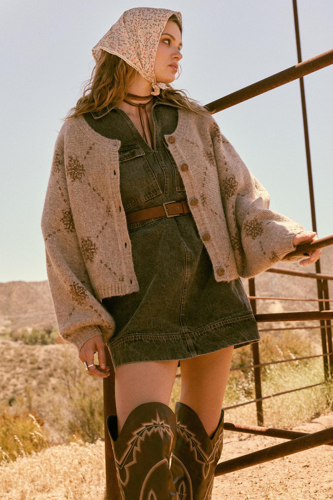 Soft as Snow Button-Front Snowflake Cardigan - ShopPromesa