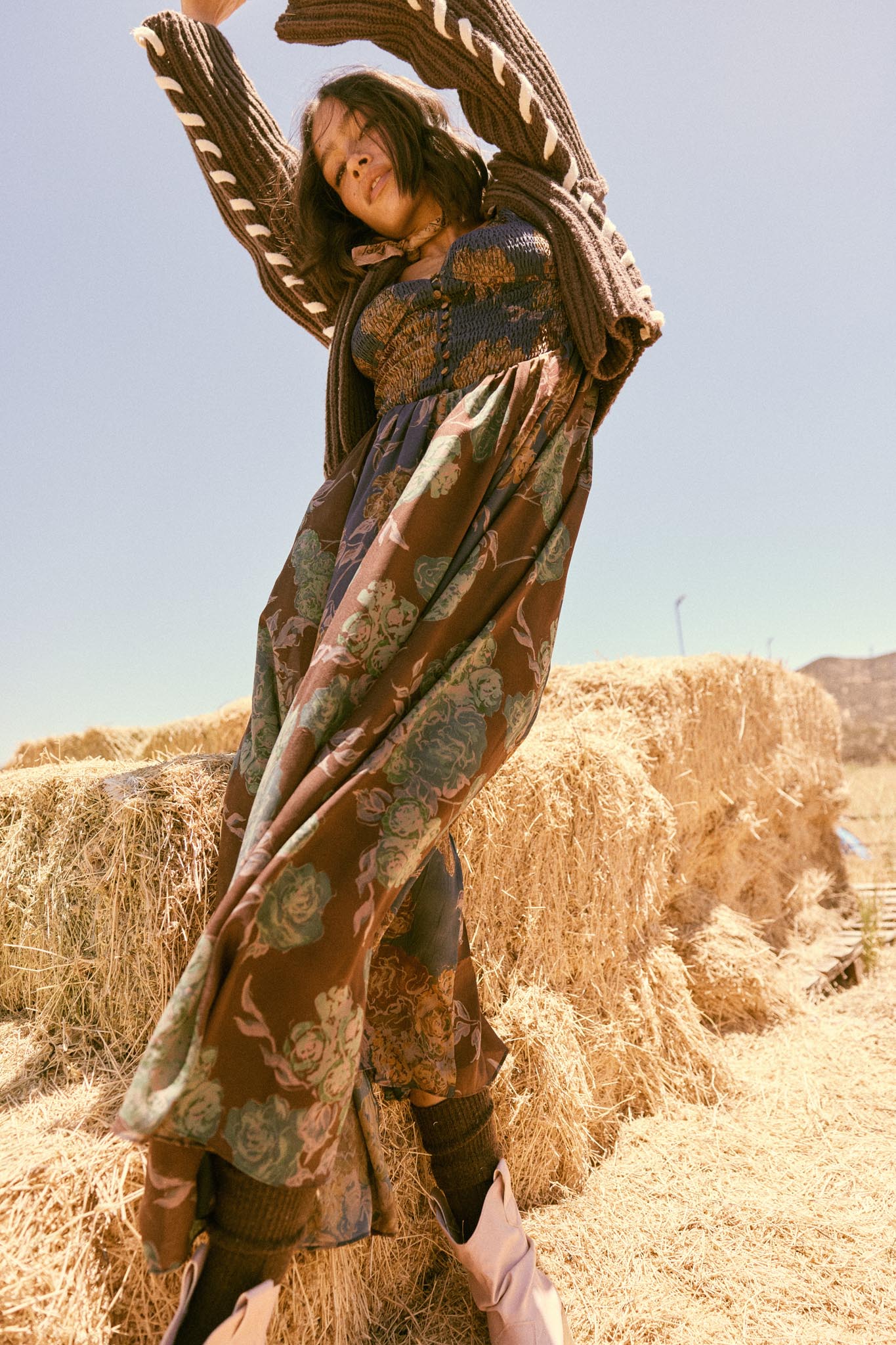 Stitch in Time Stitch-Detail Flap-Collar Cardigan - ShopPromesa