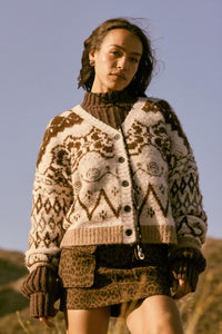 Summit Trail Brushed Alpine-Knit Cardigan - ShopPromesa