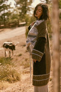 Good Earth Striped Open-Front Duster Cardigan - ShopPromesa