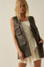 All Day Long Vegan Leather Open-Front Cargo Vest - ShopPromesa
