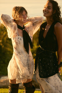 Find Your Bliss Crochet Open-Front Vest - ShopPromesa