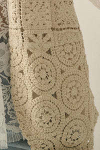 Find Your Bliss Crochet Open-Front Vest - ShopPromesa