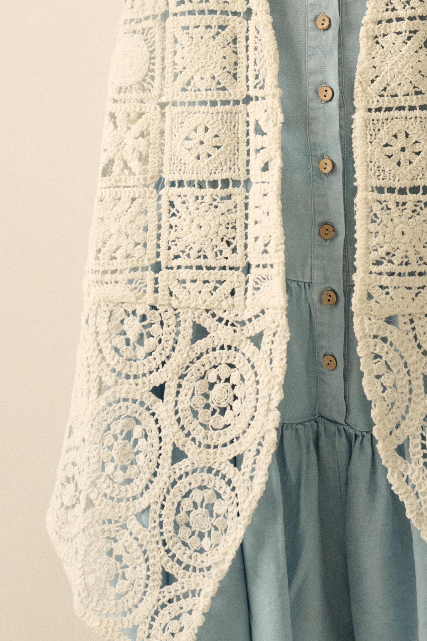 Find Your Bliss Crochet Open-Front Vest - ShopPromesa