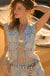 Blue Breeze Cutout Embroidered Denim Vest - ShopPromesa