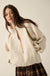 Warm Hug Fleece Crochet-Trim Half-Zip Pullover Jacket - ShopPromesa