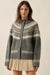 Nordic Trail Fair Isle Mock-Neck Button-Up Cardigan - ShopPromesa