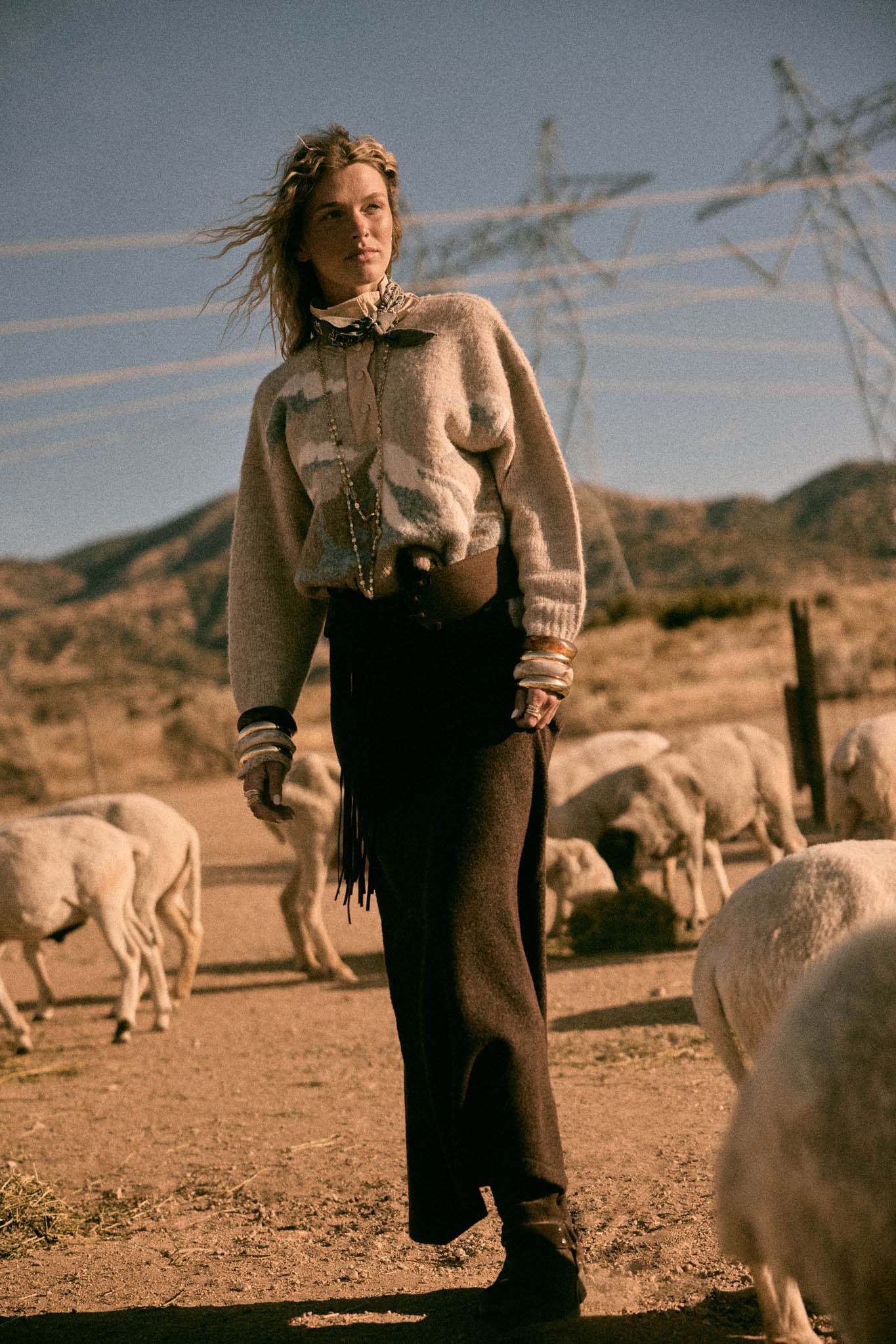 Lookout Peak Quarter-Snap Landscape Sweater - ShopPromesa