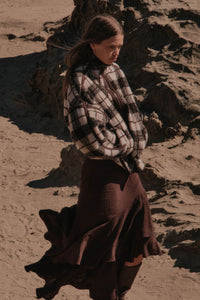 Homeward Bound Plaid Sherpa Fleece Zip-Up Jacket - ShopPromesa