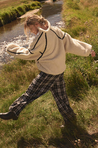 Snuggle Up Solid Fleece Half-Zip Pullover Jacket - ShopPromesa