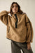 Snuggle Up Solid Fleece Half-Zip Pullover Jacket - ShopPromesa