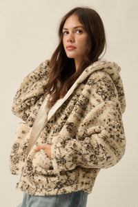 Dream Machine Bandana Fleece Hooded Zip-Up Jacket - ShopPromesa