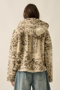 Dream Machine Bandana Fleece Hooded Zip-Up Jacket - ShopPromesa