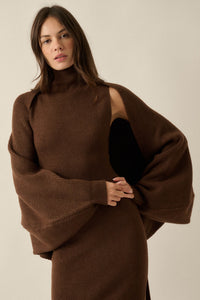 True Believer Ribbed Knit Dolman Shrug Cardigan - ShopPromesa