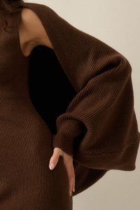 True Believer Ribbed Knit Dolman Shrug Cardigan - ShopPromesa