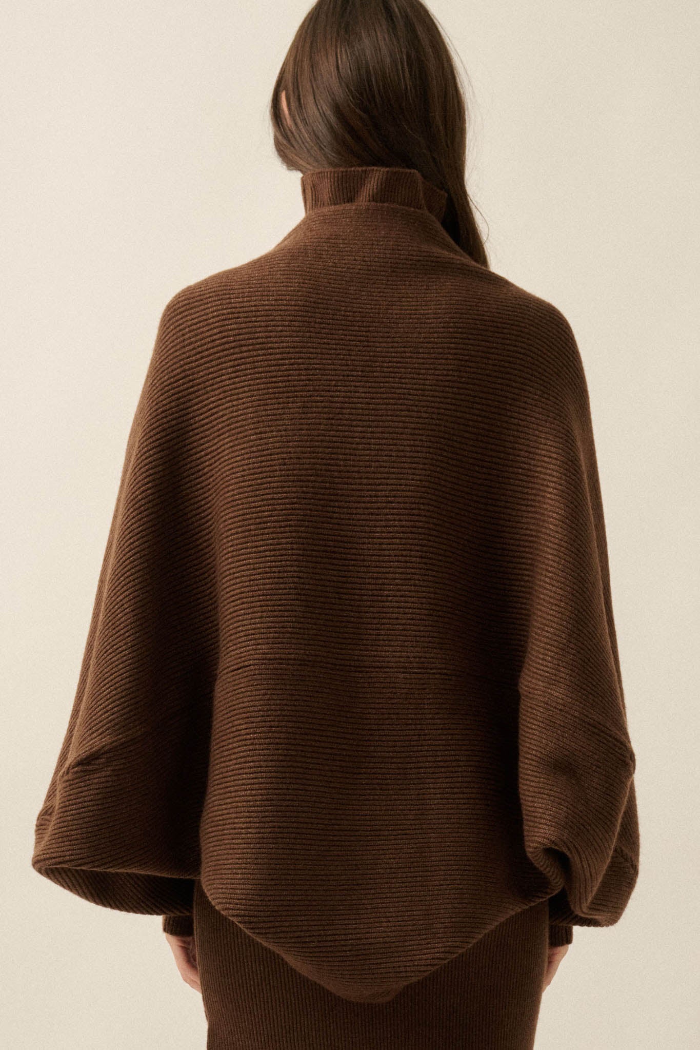 True Believer Ribbed Knit Dolman Shrug Cardigan - ShopPromesa