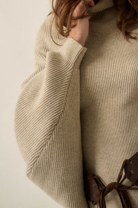 True Believer Ribbed Knit Dolman Shrug Cardigan - ShopPromesa