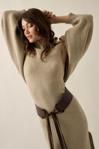 True Believer Ribbed Knit Dolman Shrug Cardigan - ShopPromesa