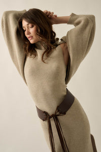 True Believer Ribbed Knit Dolman Shrug Cardigan - ShopPromesa