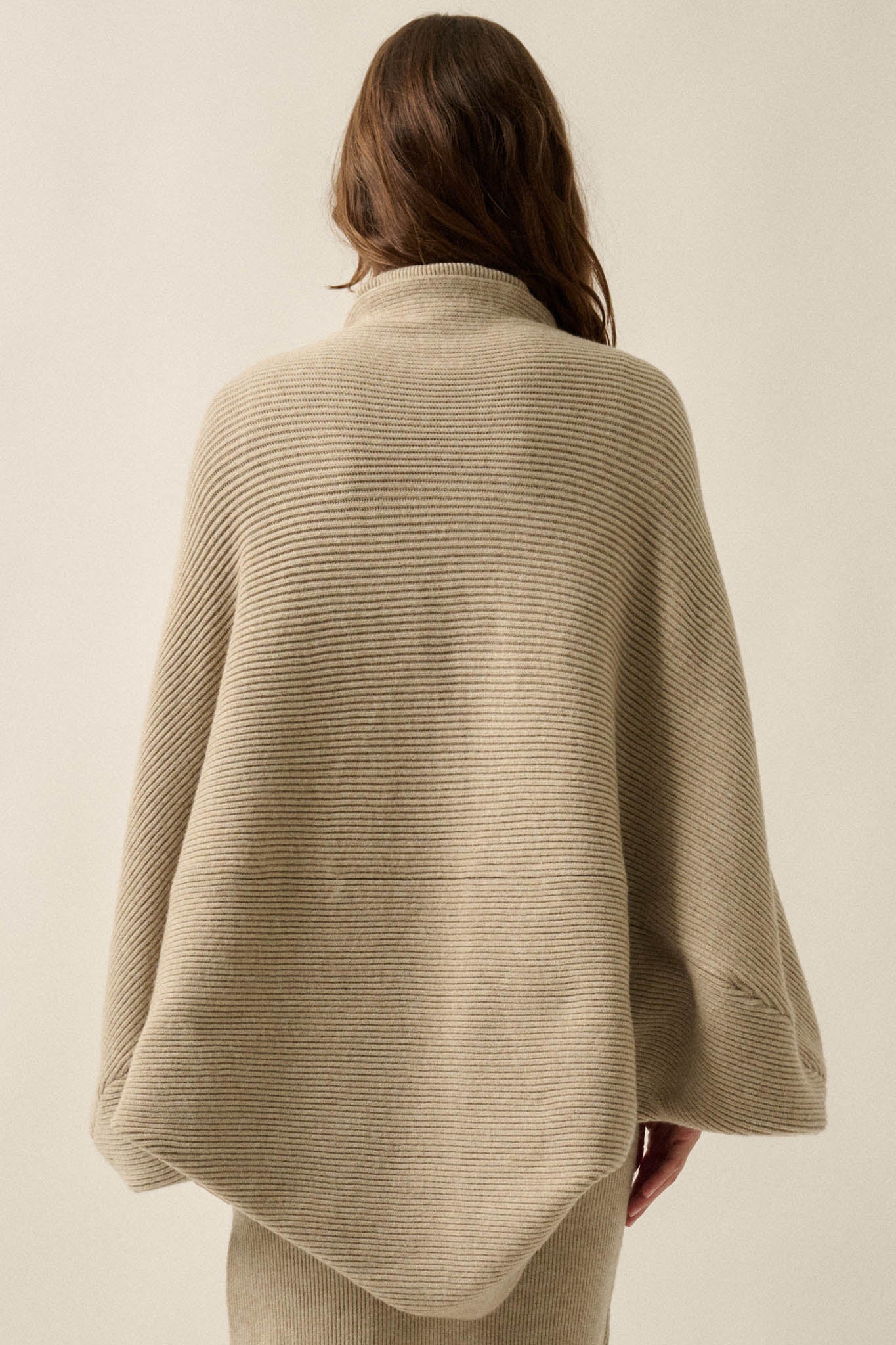True Believer Ribbed Knit Dolman Shrug Cardigan - ShopPromesa