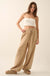 Jump In Crinkle Cotton Drawstring Parachute Pants