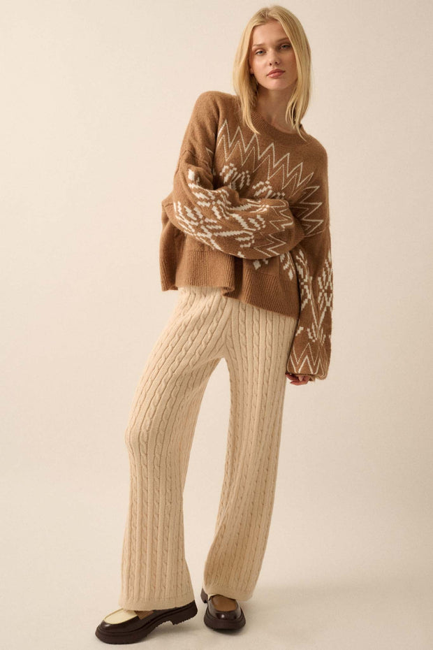 Better Together Cable Knit Sweater Pants - ShopPromesa