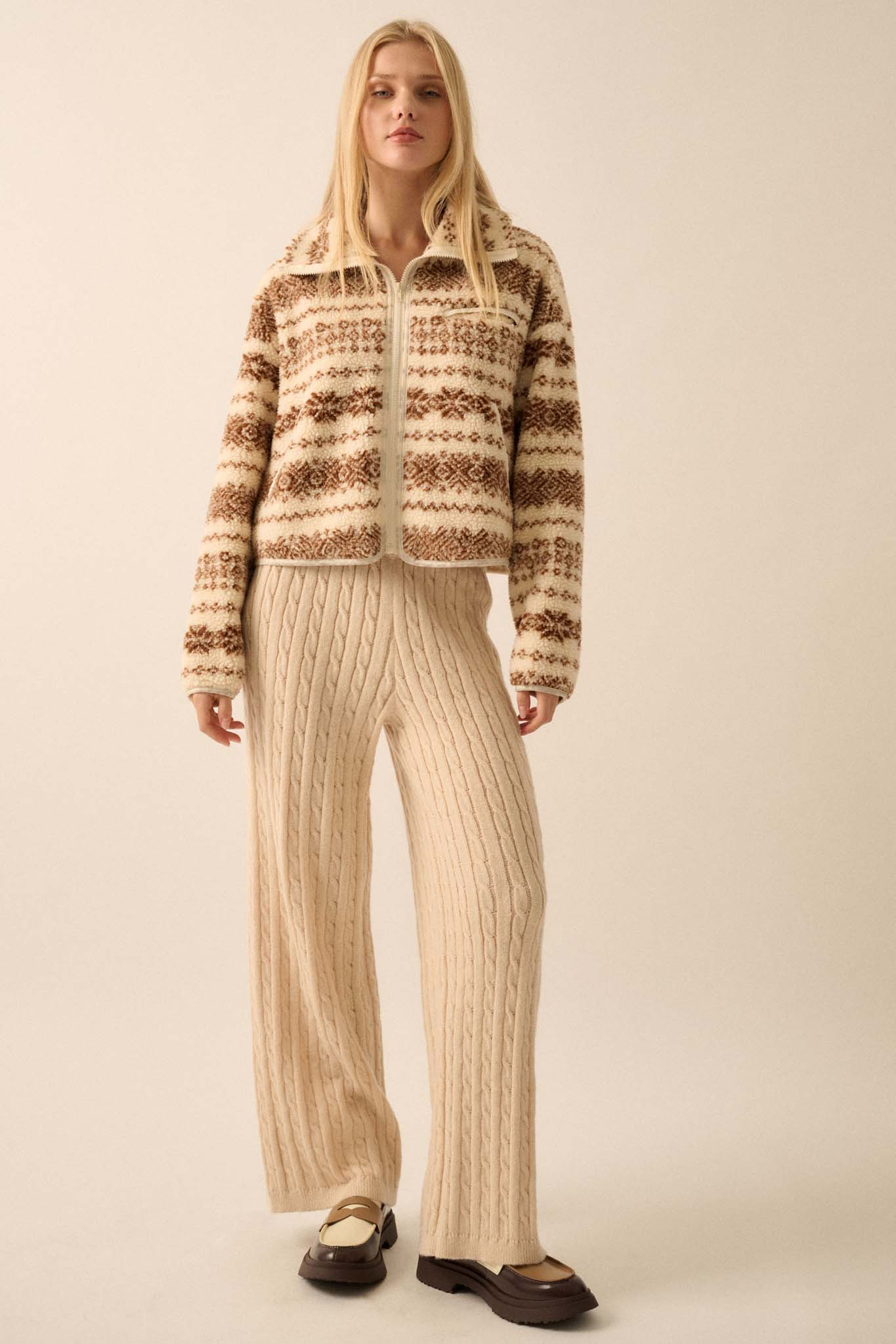 Better Together Cable Knit Sweater Pants - ShopPromesa