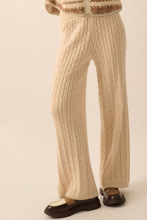 Better Together Cable Knit Sweater Pants - ShopPromesa