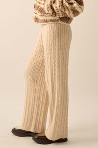 Better Together Cable Knit Sweater Pants - ShopPromesa