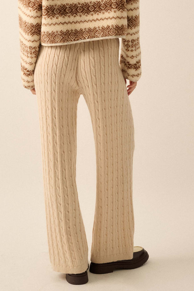 Better Together Cable Knit Sweater Pants - ShopPromesa