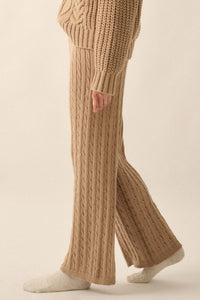 Better Together Cable Knit Sweater Pants - ShopPromesa