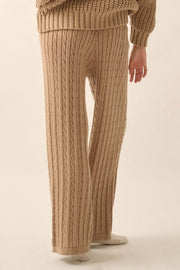 Better Together Cable Knit Sweater Pants - ShopPromesa