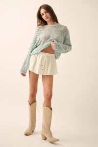 Freshen Up Textured Cotton Bloomer Skort - ShopPromesa