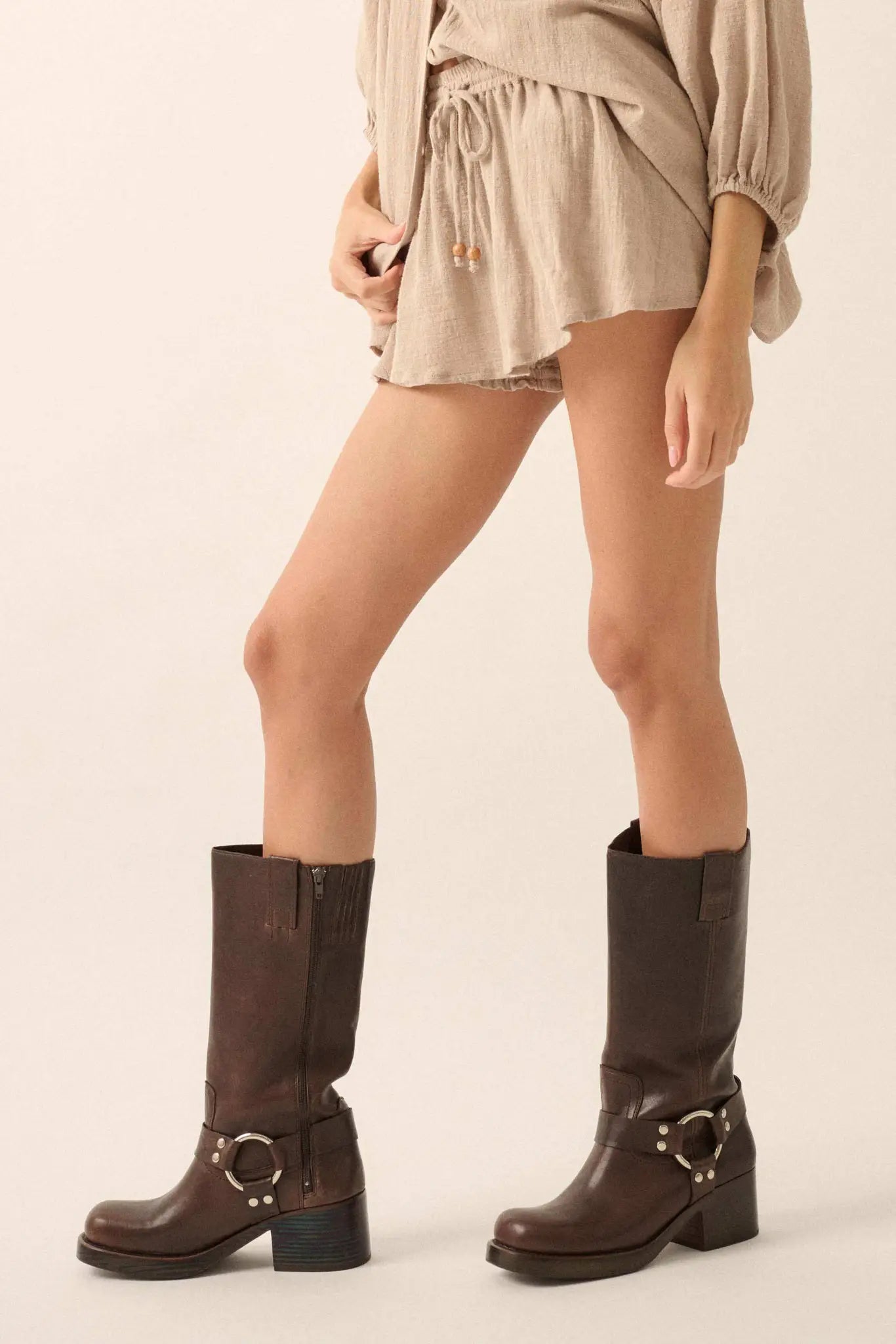 Freshen Up Textured Cotton Bloomer Skort - ShopPromesa