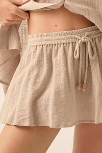 Freshen Up Textured Cotton Bloomer Skort - ShopPromesa